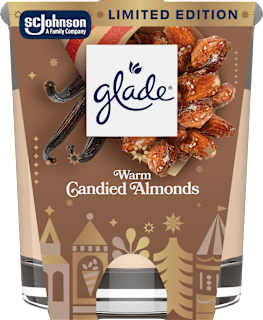 Duftkerze Warm Candid Almonds glade