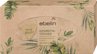 Fazzoletti cosmetici a 2 veli assort. ebelin