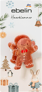 Haarklammer Lebkuchenmännchen ebelin
