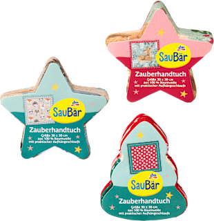 Zauberhandtuch sortiert SauBär