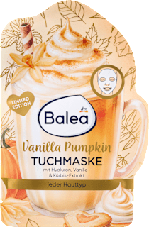 Textilná pleťová maska Vanilla Pumpkin Balea