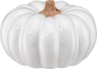 Keramikkürbis weiß (10 cm) BOLTZE