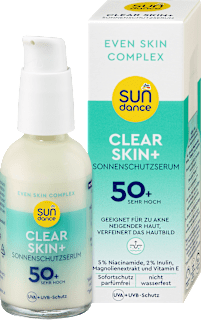 Sonnenserum clear skin+ , LSF 50+ SUNDANCE