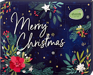 Adventkalender 2026 Merry Christmas alverde NATURKOSMETIK