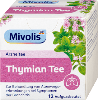 Arzneitee, Thymian Tee (12 Beutel) Mivolis