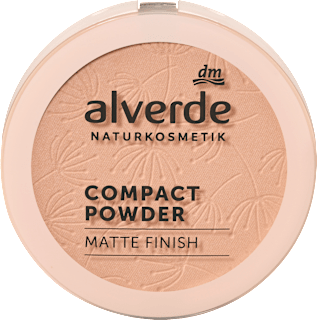 Kompakt Puder, Matte Finish 30 Beige alverde NATURKOSMETIK
