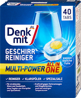 Geschirrspülmittel-Tabs Multi-Power Denkmit