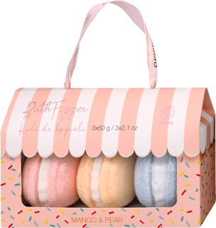 Macaron fürdőbomba ajándékcsomag aurora KOZMETIKA