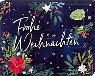 Adventskalender 2026 Frohe Weihnachten alverde NATURKOSMETIK
