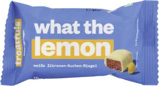 Tyčinka what the lemon s príchuťou citrónového koláča treatfuls