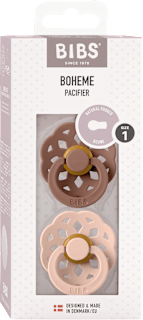 Okrogla duda Boheme, lateks - Blush 0-6m BIBS