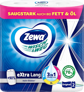 Кухненска ролка еXtra Lang Original 3в1, 86 къса, 2 пласта Zewa