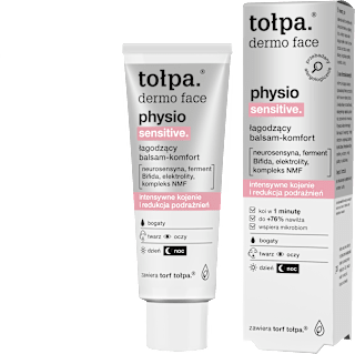 Łagodzący balsam-komfort dermo face physio sensitive tołpa