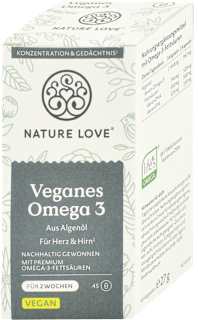 Kapsuly Omega 3 vegan Nature Love