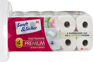 Toaletni papir 4-slojni Sanft&Sicher