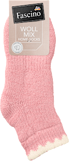 Socken Woll-Mix rosa, Gr. 35-38 (1 Paar) Fascino