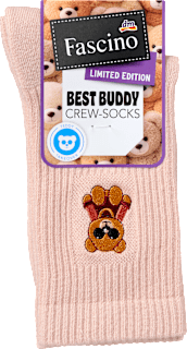 Високи чорапи Best Buddy, цвят пудра, размер 35-38 Fascino