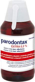 Ústna voda bez alkoholu Extra 0,2 % parodontax