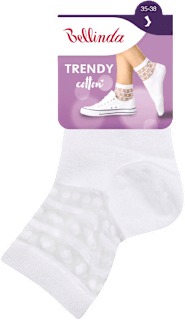 dámské ponožky Trendy, bílé, vel.35-38 Bellinda