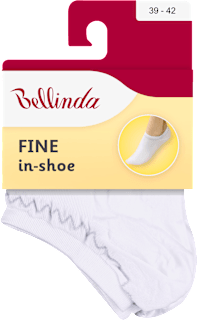 dámské ponožky FINE IN SHOE, 39-42 bílá Bellinda