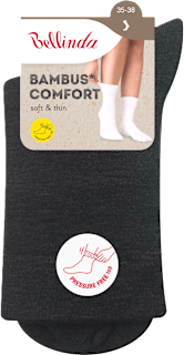 dámské ponožky Bambus Comfort, 35-38 černé Bellinda
