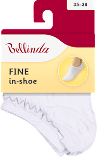 dámské ponožky Fine, 35-38 bílé Bellinda