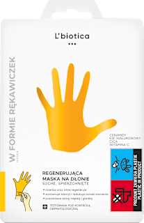 Maska regenerująca na dłonie suche i spierzchnięte L'biotica