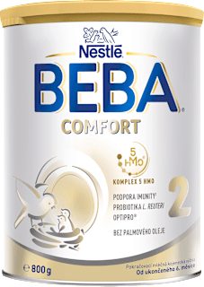 pokračovací mléčná kojenecká výživa 2 Comfort 5HMO 6m BEBA