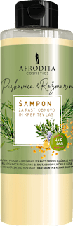 Šampon za rast, obnovu i jačanje kose – Piskavica & Ružmarin AFRODITA