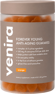 FOREVER YOUNG anti-aging gumoví medvídci venira