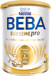 SUPREMEpro 3, 6 HMO, instantní mléčná výživa pro malé děti 12m+ BEBA
