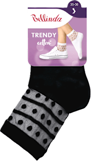 dámské ponožky Trendy, černé, vel.35-38 Bellinda