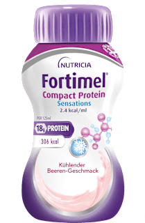 Fortimel Compact Protein Trinknahrung kühlende Beere 4 x 125 ml Fortimel