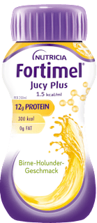 Fortimel Jucy Plus Trinknahrung Birne Holunder 4 x 200ml Fortimel