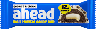 Proteinriegel Cookies & Cream ahead