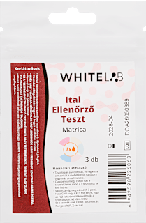 Ital ellenőrző teszt matrica WHITELAB