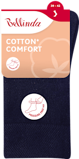 dámské ponožky Cotton Comfort, 39-42, modré Bellinda