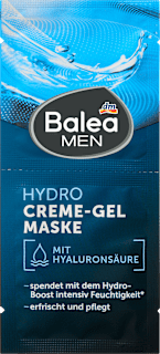 Maschera viso HYDRO in crema-gel idratante Balea MEN