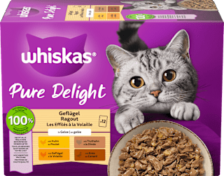 Nassfutter Katze Pure Delight Geflügel-Ragout Whiskas
