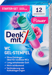 WC gélový disk Flower Denkmit