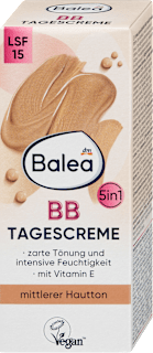 Hidratantna tonirana dnevna krema, za srednje svijetli ten – vitamin E, SPF 15 Balea