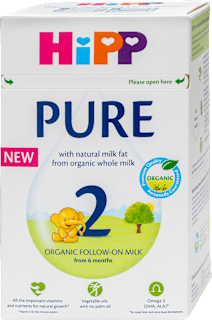 Organic Pure 2 mliječna formula, 6+ mj. HiPP