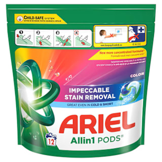 Detergent de rufe capsule AIO Color ARIEL