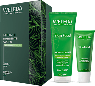 Set regalo cura corpo Skin Food WELEDA