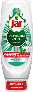 Tekući deterdžent za pranje posuđa Platinum Plus – menta Jar