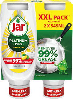 Kézi mosogatószer Platinum Plus Lemo&Lime duopack Jar