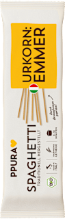Nudeln, Spaghetti aus italienischem Emmer PPURA