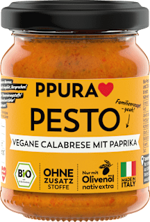 Pesto, Calabrese mit Paprika, vegan PPURA