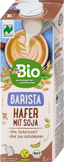Haferdrink, Barista mit Soja dmBio