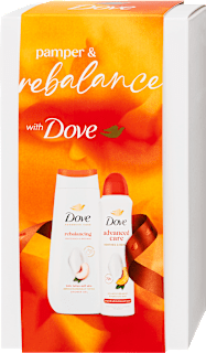 Női ajándékcsomag, Pamper & rebalance Dove